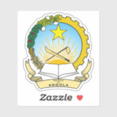 アンゴラ共和国の紋章 シール (シート)