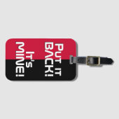 アンゴラ国おもしろい旗 ラゲッジタグ (正面横)