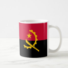 アンゴラ国旗のセラミックマグカップ コーヒーマグカップ