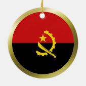 アンゴラ国旗 オーナメント (裏面)