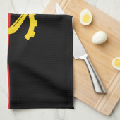 アンゴラ国旗 キッチンタオル (四つ折り)