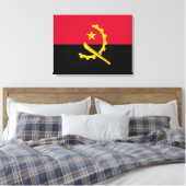 アンゴラ国旗 キャンバスプリント (インサイチュ (寝室))