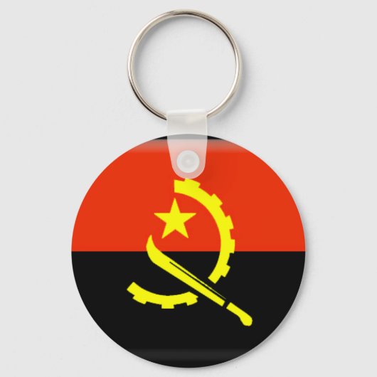 アンゴラ国旗 キーホルダー (正面)