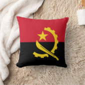 アンゴラ国旗 クッション (ブランケット)
