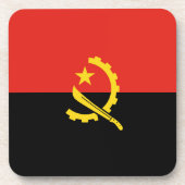 アンゴラ国旗 コースター (正面)