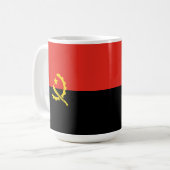 アンゴラ国旗 コーヒーマグカップ (正面左)