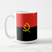 アンゴラ国旗 コーヒーマグカップ (左)