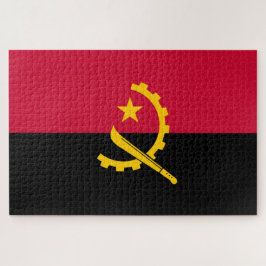 アンゴラ国旗 ジグソーパズル