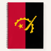 アンゴラ国旗 ノートブック (正面)