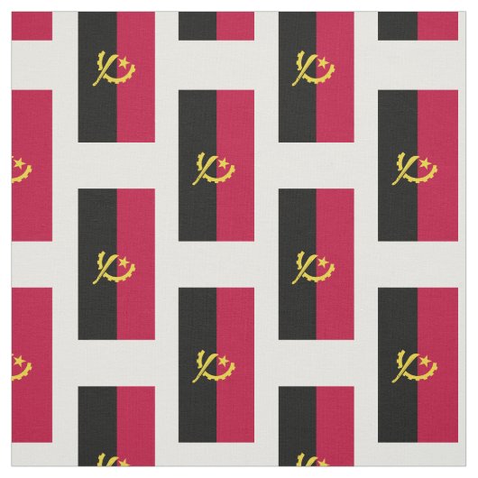 アンゴラ国旗 ファブリック (見本)