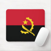 アンゴラ国旗 マウスパッド (マウス)