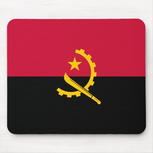 アンゴラ国旗 マウスパッド (正面)