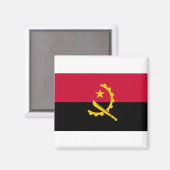 アンゴラ国旗 マグネット (正面/裏面)