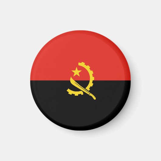 アンゴラ国旗 マグネット (正面)