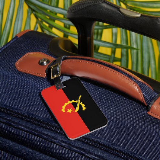 アンゴラ国旗 ラゲッジタグ (正面インサイチュ1)