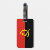 アンゴラ国旗 ラゲッジタグ (裏面縦)