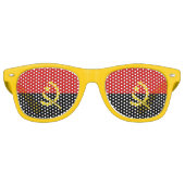 アンゴラ国旗 レトロサングラス (正面)