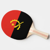 アンゴラ国旗 卓球ラケット (横)