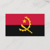 アンゴラ国旗 名刺 (正面)