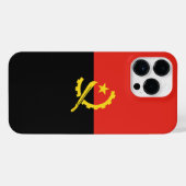 アンゴラ国旗 iPhoneケース (裏面横)