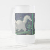 アンゴラ猫のマグ フロストグラスビールジョッキ (正面左)