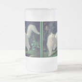 アンゴラ猫のマグ フロストグラスビールジョッキ (中央)