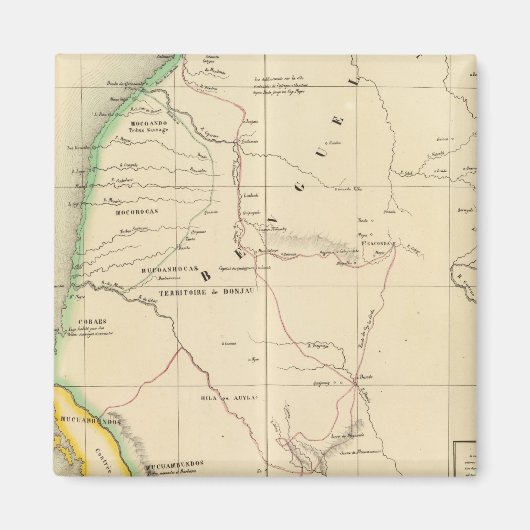 アンゴラ、ナミビア44 マグネット (正面)