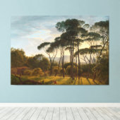 アンサイタリアンルパインズの風景へヘンドリック キャンバスプリント (インサイチュ (ウッドフロア))