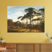 アンサイタリアンルパインズの風景へヘンドリック キャンバスプリント (インサイチュ (リビング))