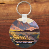 アンザボレゴデザート州パークカリフォルニア キーホルダー (裏面)