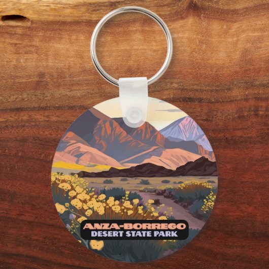 アンザボレゴデザート州パークカリフォルニア キーホルダー (正面)