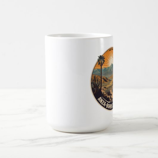 アンザボレゴデザート州パークカリフォルニア コーヒーマグカップ (中央)