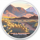 アンザボレゴデザート州パークカリフォルニア シール (正面)