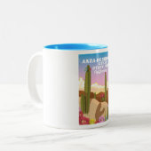 アンザボレゴデザート州パーク旅行ポスター ツートーンマグカップ (正面左)