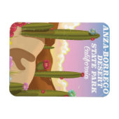 アンザボレゴデザート州パーク旅行ポスター マグネット (横)