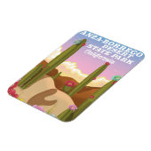 アンザボレゴデザート州パーク旅行ポスター マグネット (左側)