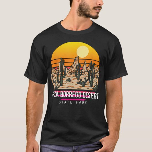 アンザボレゴ砂漠州立公園 サボテン コロラド Tシャツ (正面)