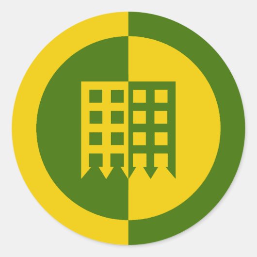 アンザーハーフェン人気バッジのバーロニー ラウンドシール (正面)