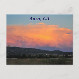 アンザ, カリフォルニアの夕焼け ポストカード