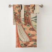 『アンシェン日本のトウッドスケッチと女』 バスタオルセット (インサイチュ)