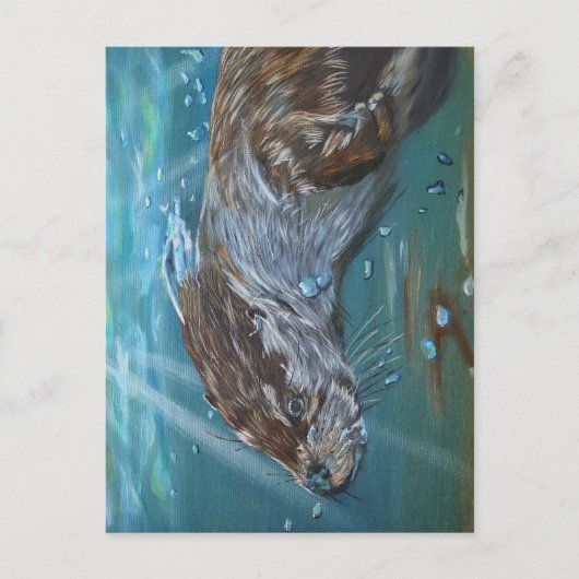 アンシカアートオッター。 ポストカード (正面)