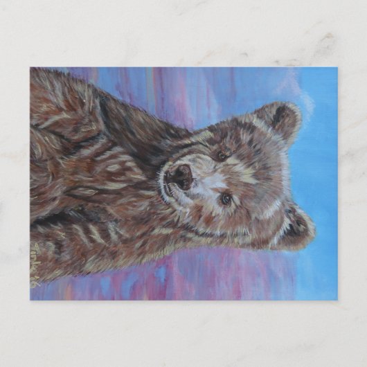 アンシカアートビール。 ポストカード (正面)