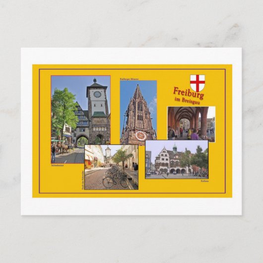 アンシヒツカルトフレイブルグイムブライスガウ ポストカード (正面)