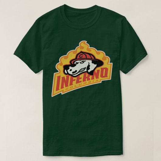 アンシャク・コロンビア・インフェルノ・ホッケーチーム Tシャツ (デザイン正面)