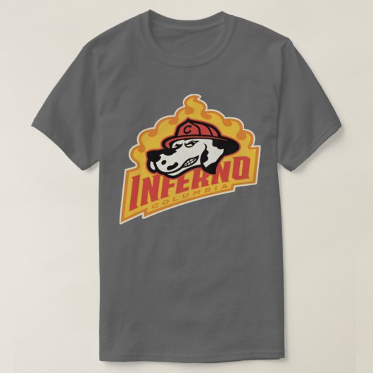 アンシャク・コロンビア・インフェルノ・ホッケーチーム Tシャツ (デザイン正面)