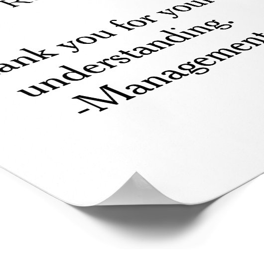 アンシーリーフェリーズ警告標識 ポスター (角)