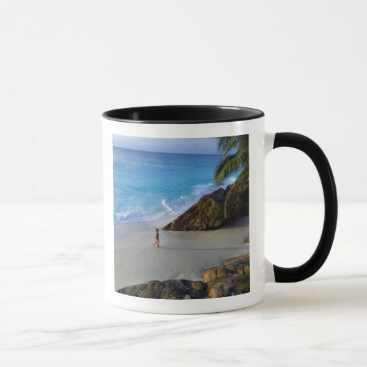 アンシ・ヴィクトラン・ビーチ フレガート島 マグカップ (右)