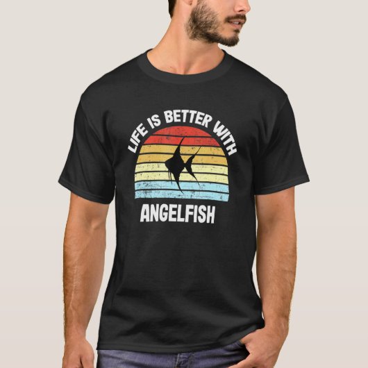 アンジェフィッシュ付きアンジェルフィッシュ Tシャツ (正面)