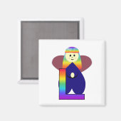 アンジェベット文字L マグネット (正面/裏面)