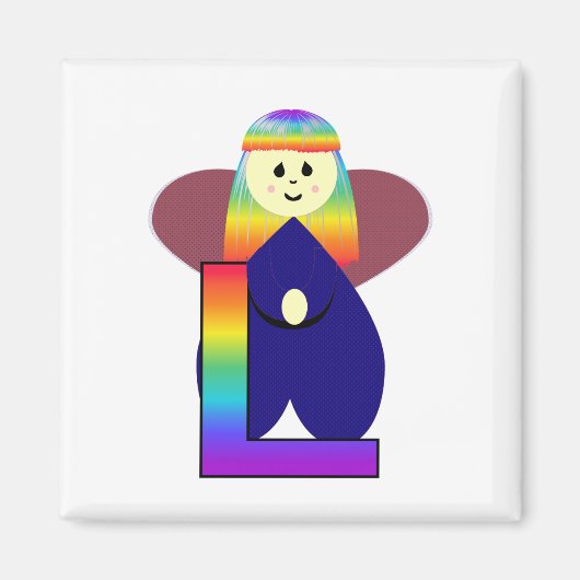 アンジェベット文字L マグネット (正面)